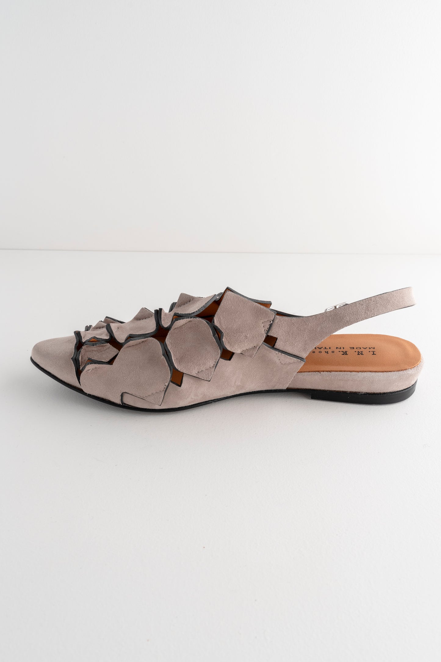 Ink Footwear Origami Flat, Natural/Cuoio 