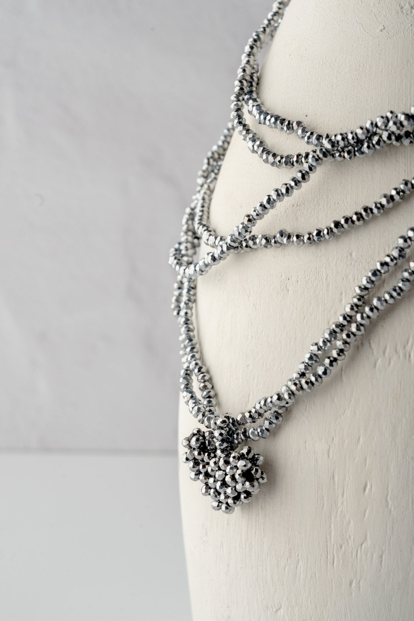 Pluslavie Mini Heart Chain, Silver 