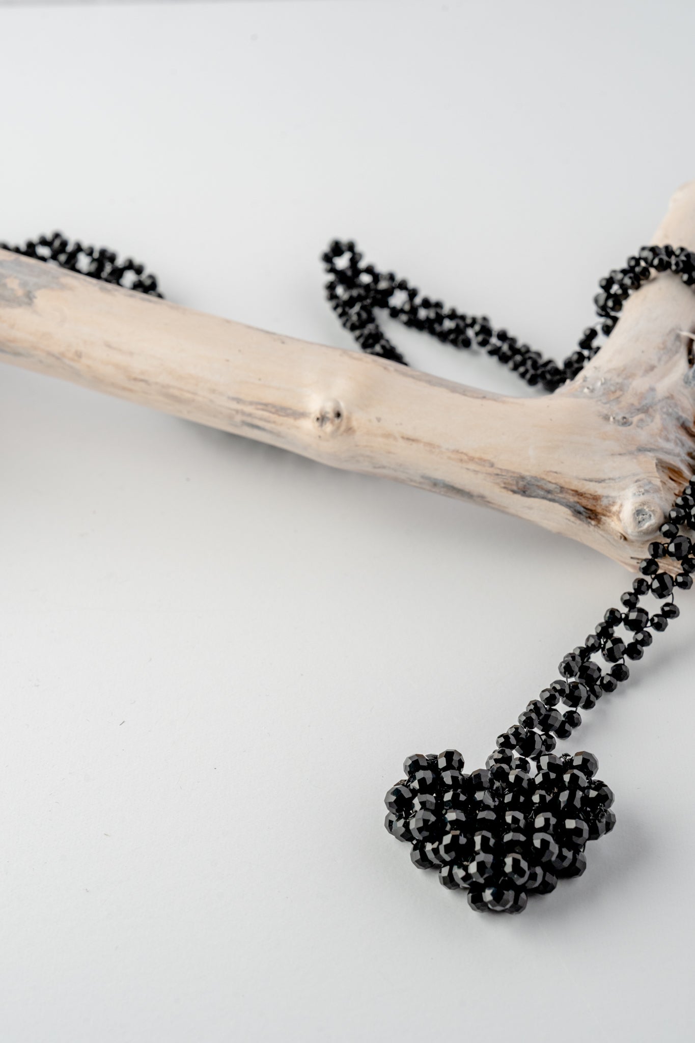 Pluslavie Highlight Plus/Heart Necklace, Black 