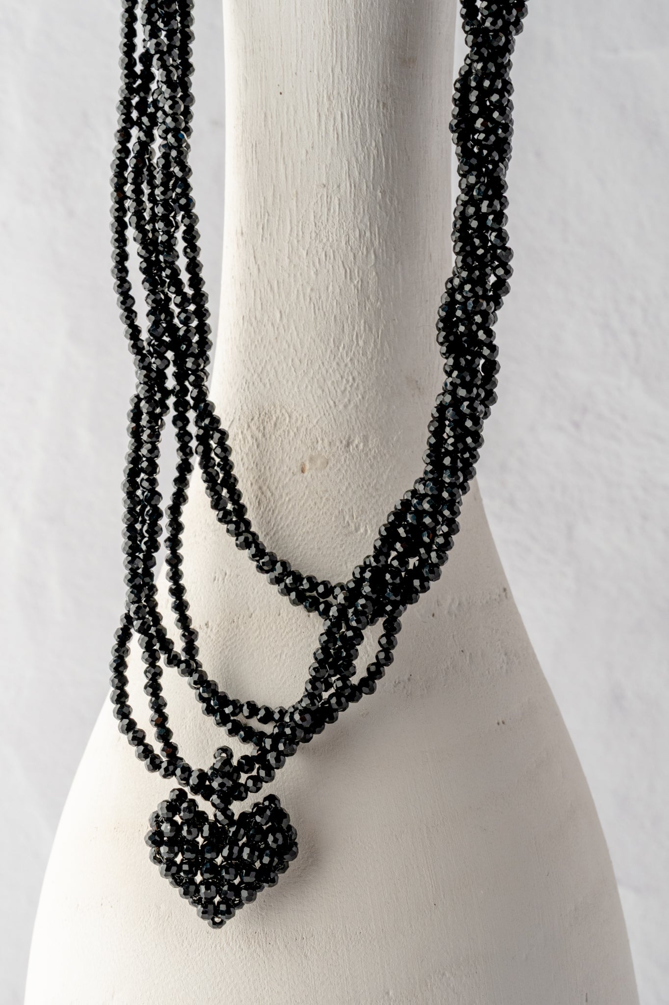 Pluslavie Mini Heart Chain, Black 