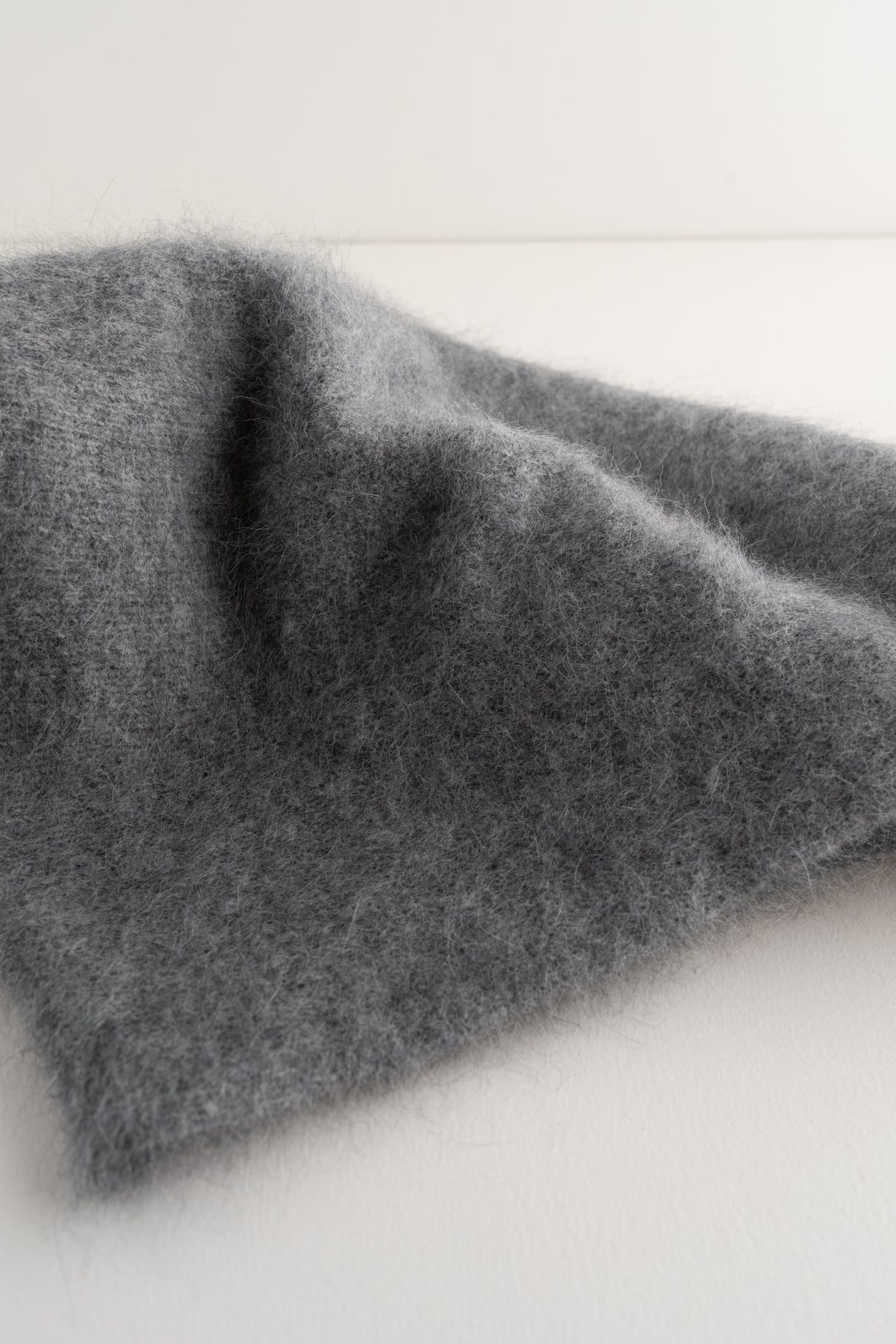 Estheme Cashmere Luxe Raccoon Beanie, Hibou Gray 