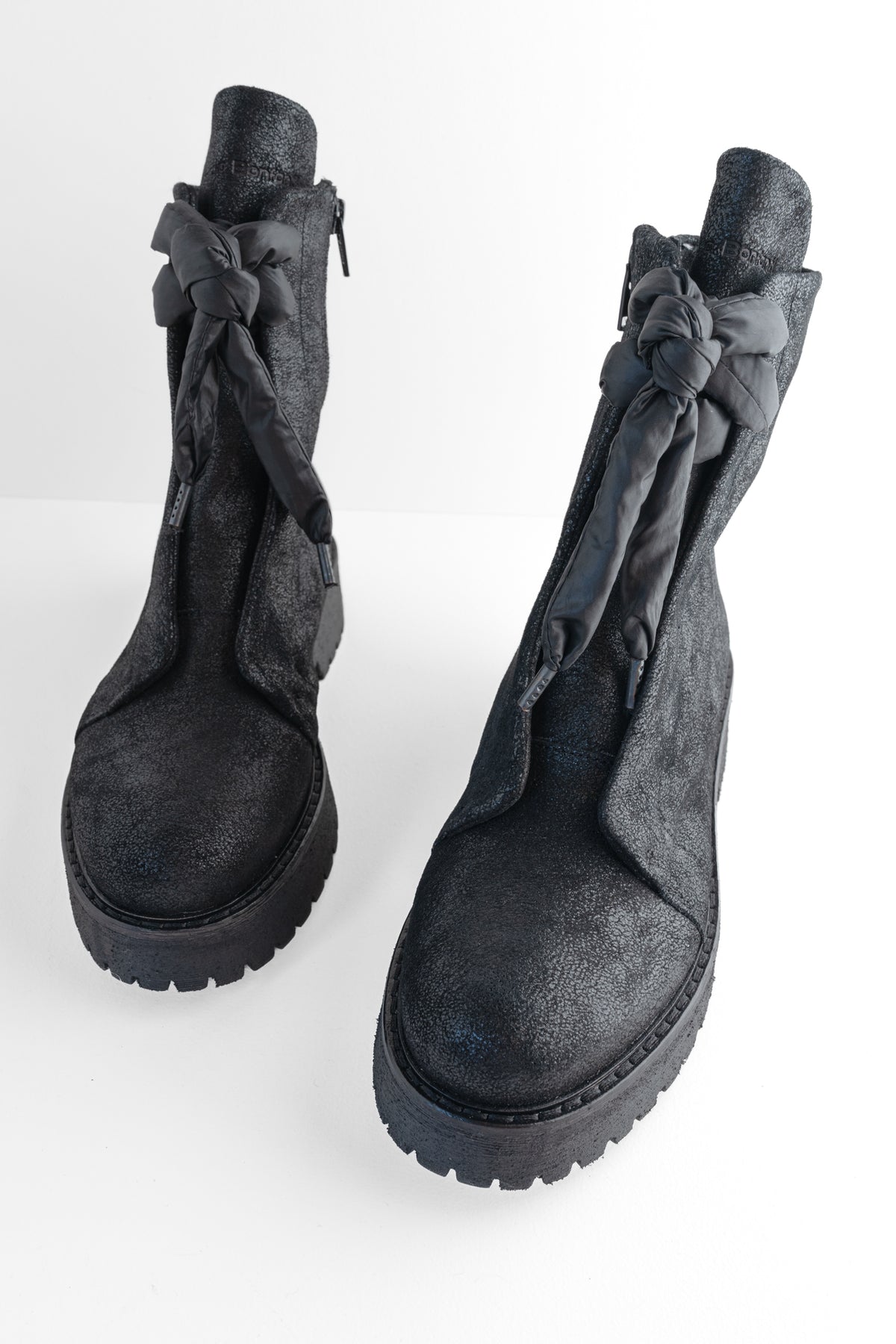 Patrizia Bonfanti Kuni Puff Lace Accent Boot, Izumi Black 