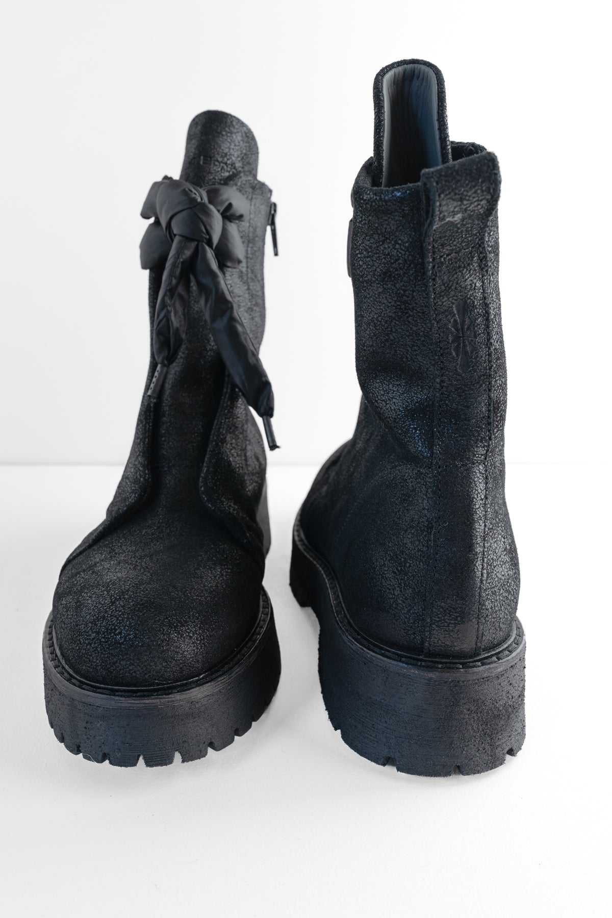 Patrizia Bonfanti Kuni Puff Lace Accent Boot, Izumi Black 