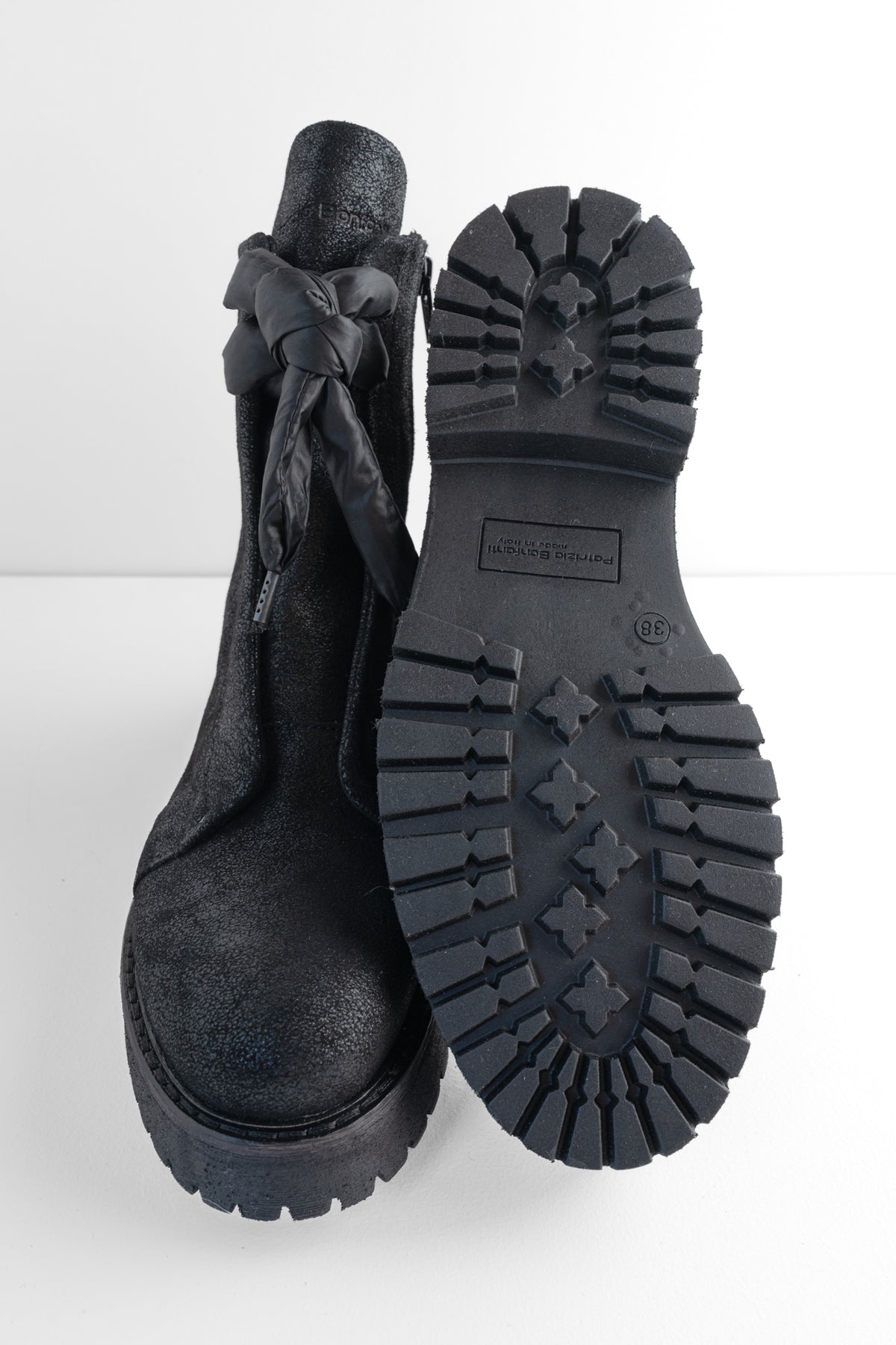 Patrizia Bonfanti Kuni Puff Lace Accent Boot, Izumi Black 