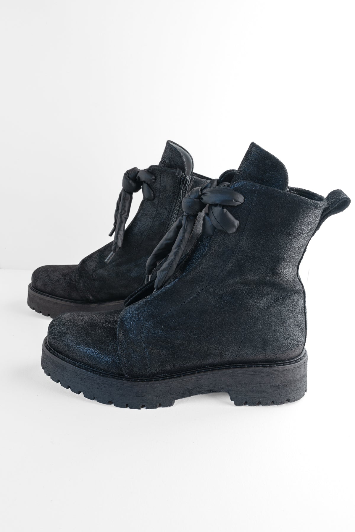 Patrizia Bonfanti Kuni Puff Lace Accent Boot, Izumi Black 