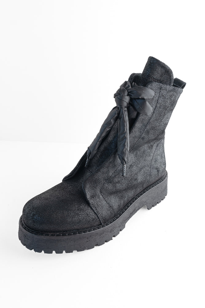 Patrizia Bonfanti Kuni Puff Lace Accent Boot, Izumi Black 