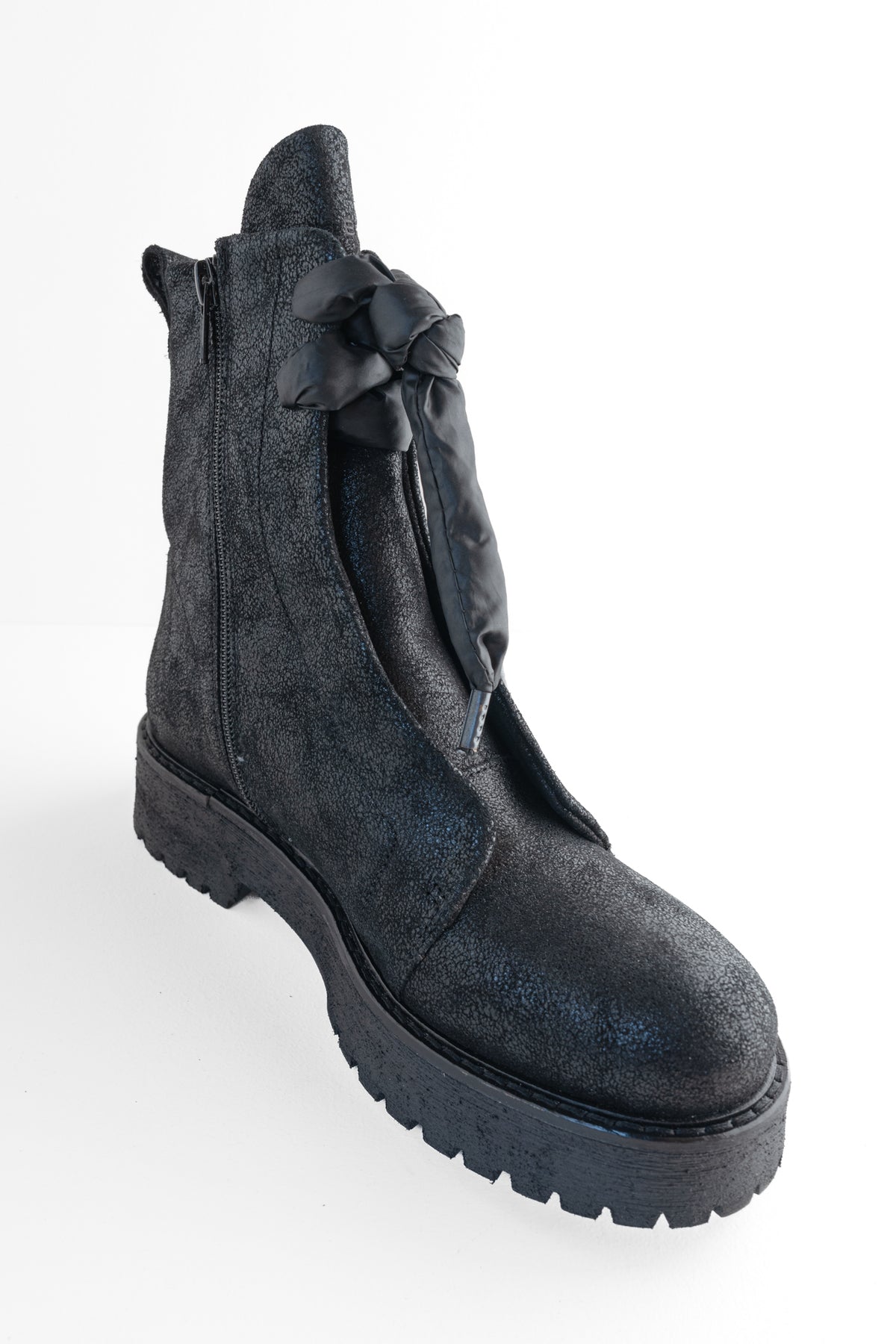 Patrizia Bonfanti Kuni Puff Lace Accent Boot, Izumi Black 