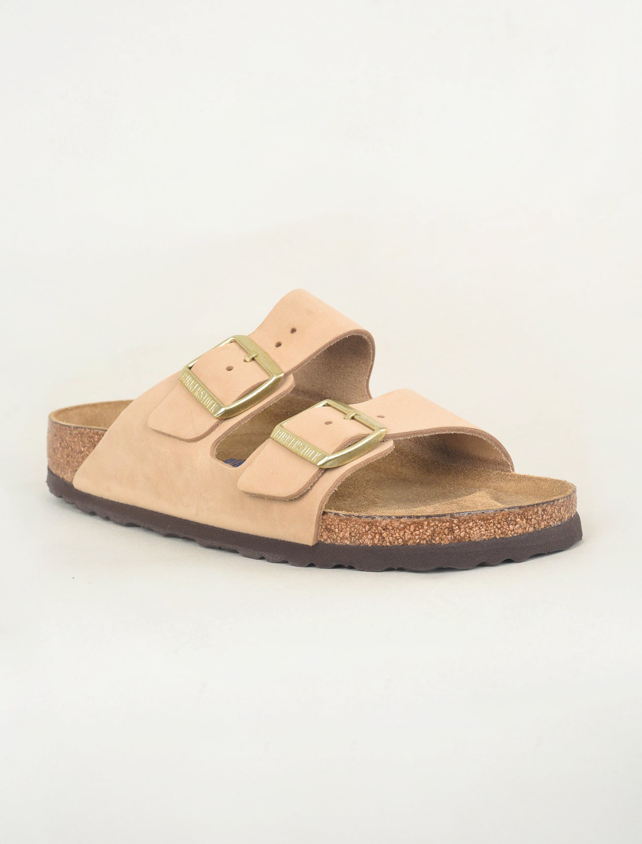 Birkenstock Arizona Soft Bed Nubuck, Sandcastle 