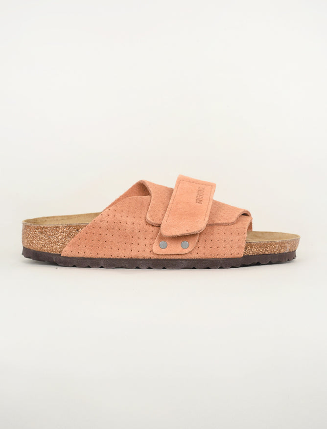 Birkenstock Kyoto Embossed Dot Sandal, Burnt Orange 