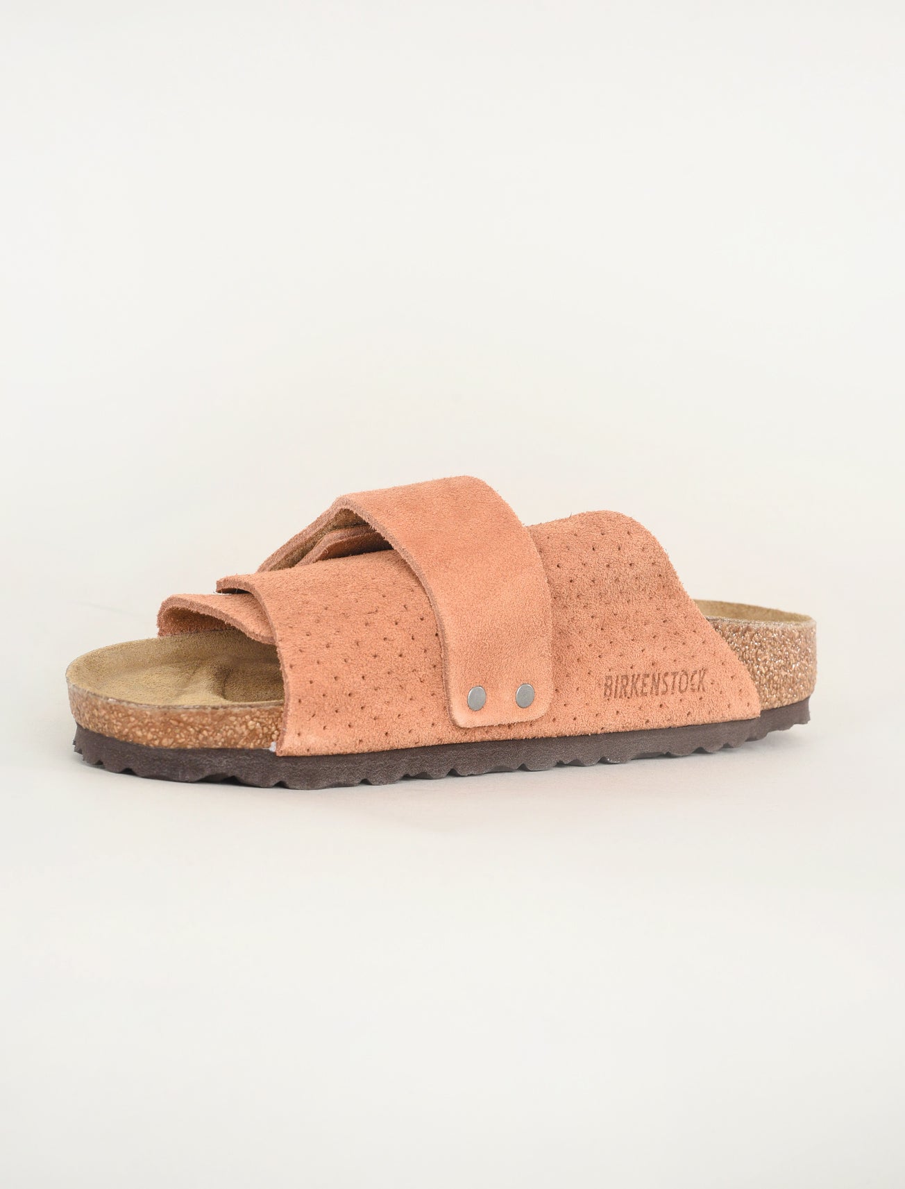 Birkenstock Kyoto Embossed Dot Sandal, Burnt Orange 