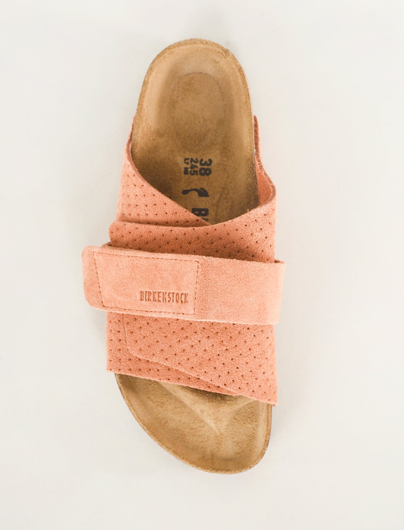 Birkenstock Kyoto Embossed Dot Sandal, Burnt Orange 