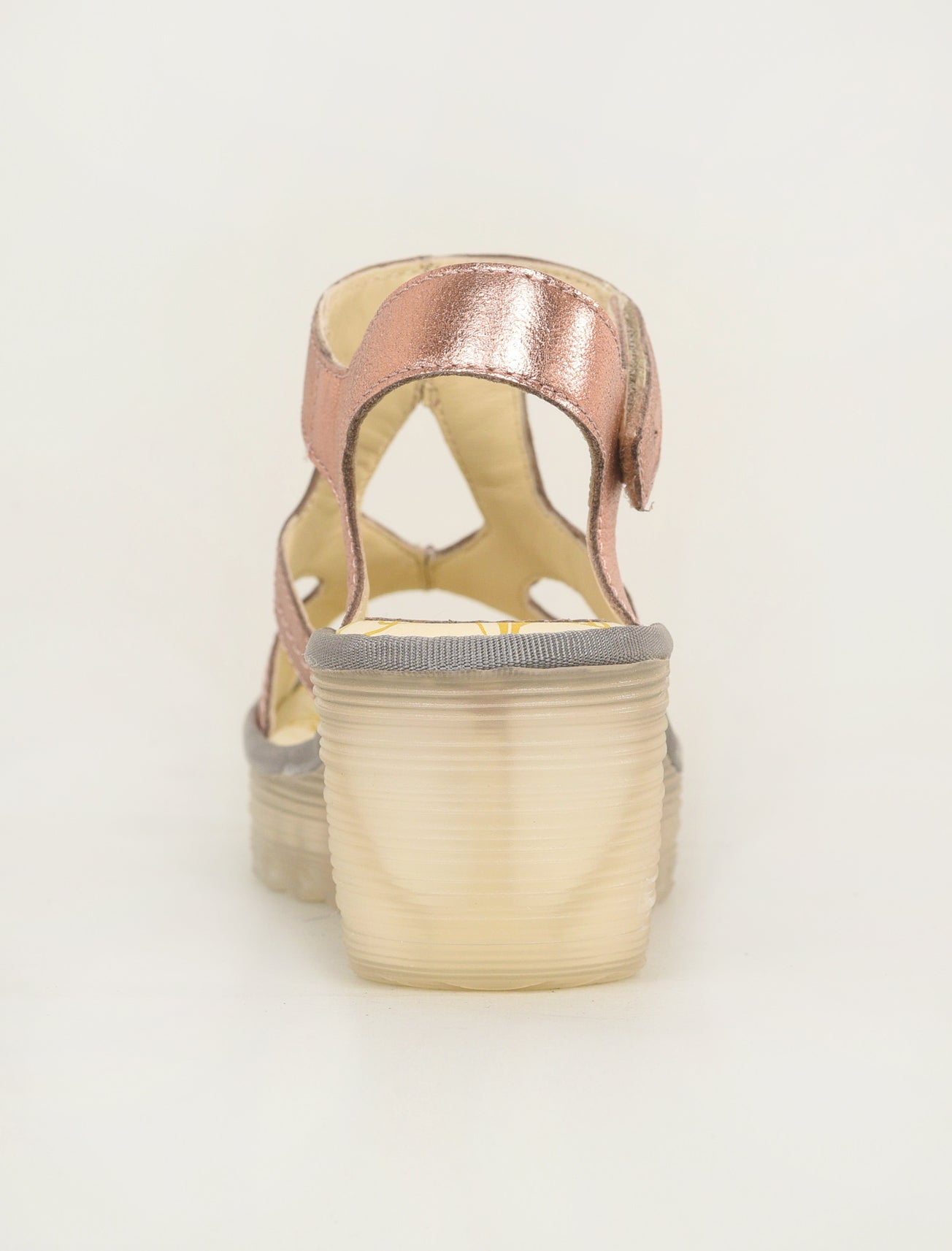 Fly London Yotu Wedge, Blush Gold 