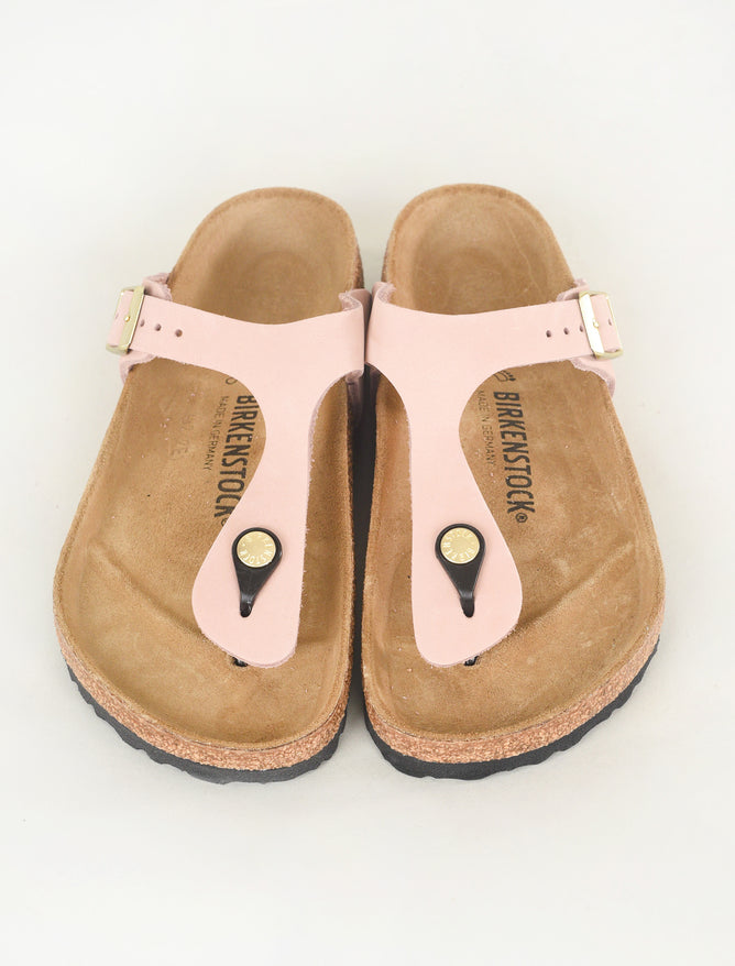 Birkenstock Gizeh Nubuk Sandal, Soft Pink 