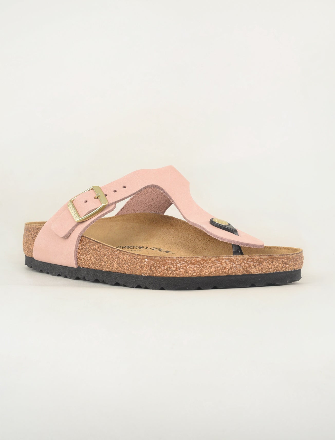 Birkenstock Gizeh Nubuk Sandal, Soft Pink 