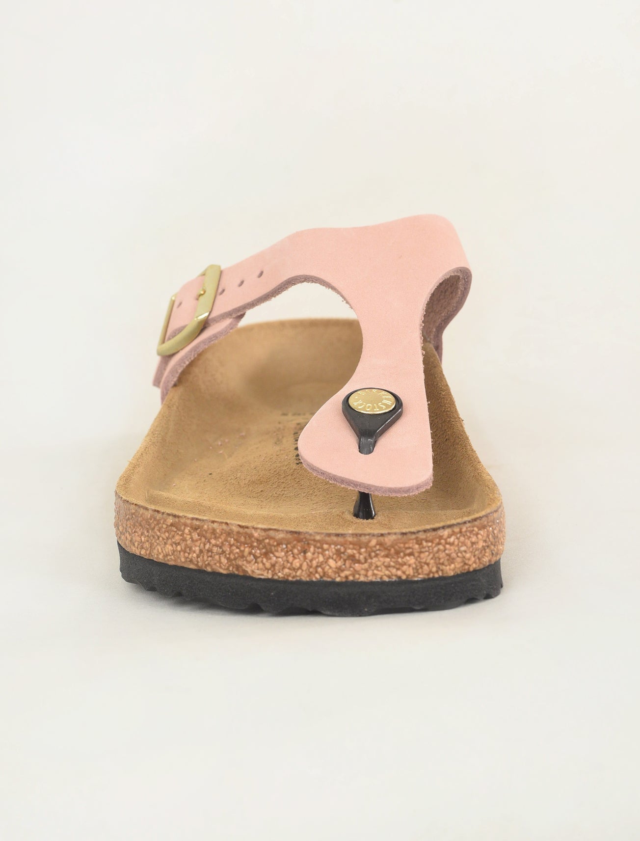 Birkenstock Gizeh Nubuk Sandal, Soft Pink 