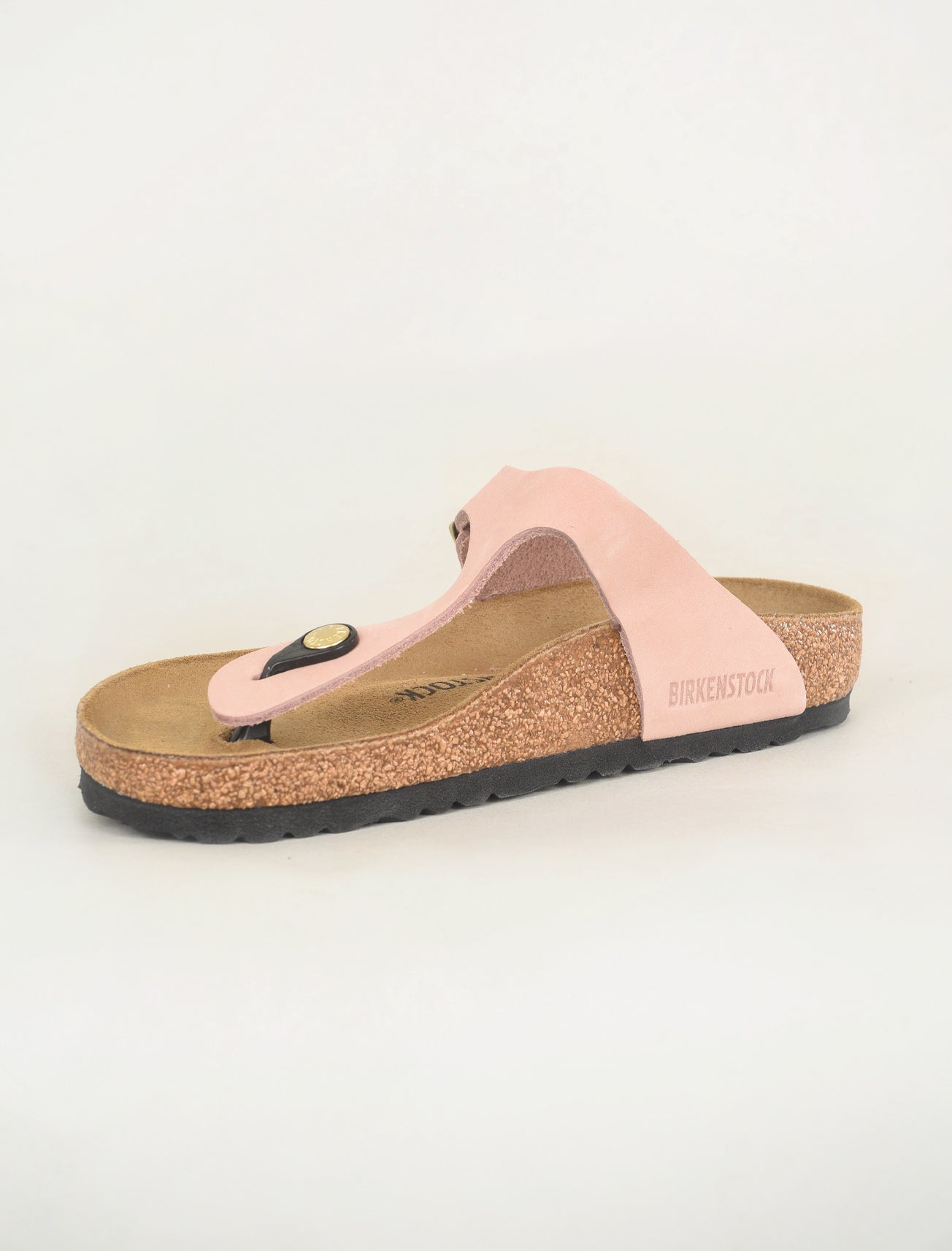 Birkenstock Gizeh Nubuk Sandal, Soft Pink 