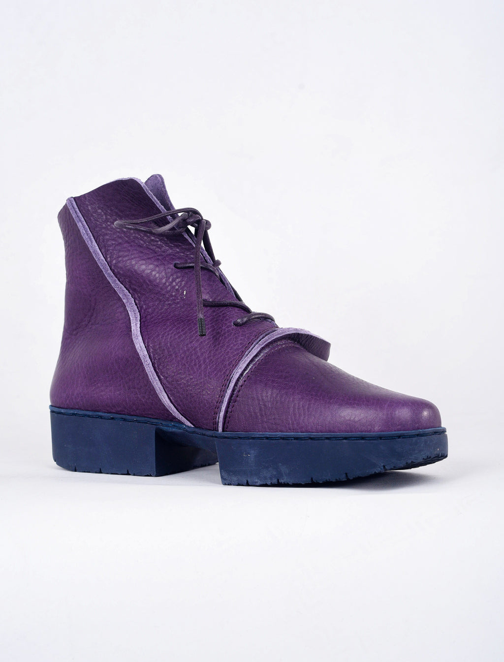 Trippen Shoes Velocity Sport Boot, Purple Notte Waw 