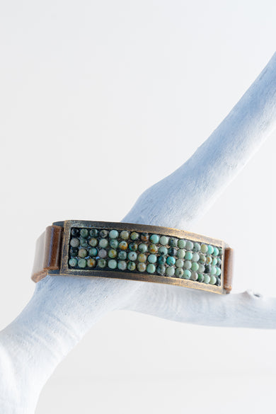 Rebel Designs ID Leather Bracelet 