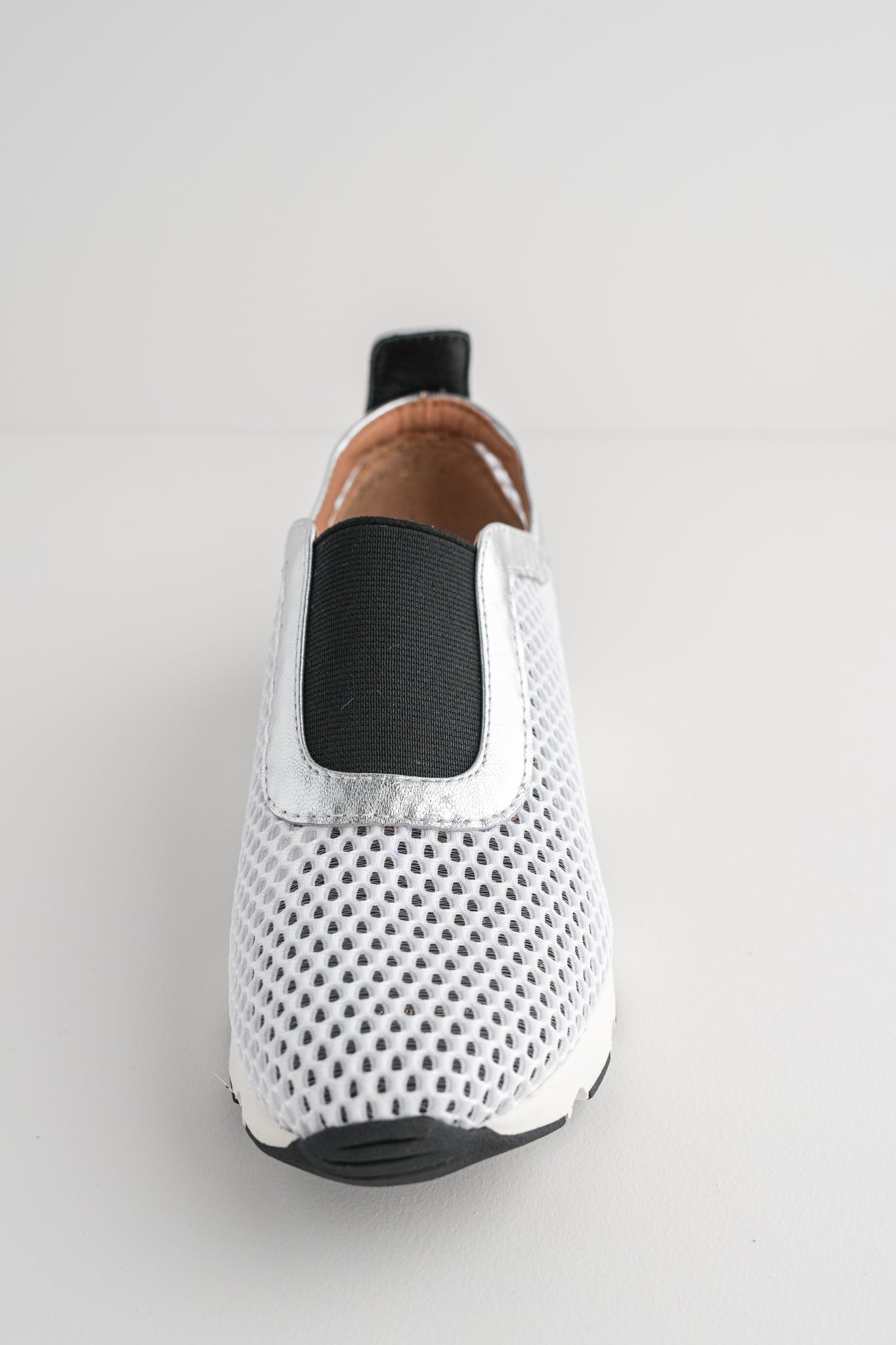 All Black Amazing Combo Sneaker, White/Silver 