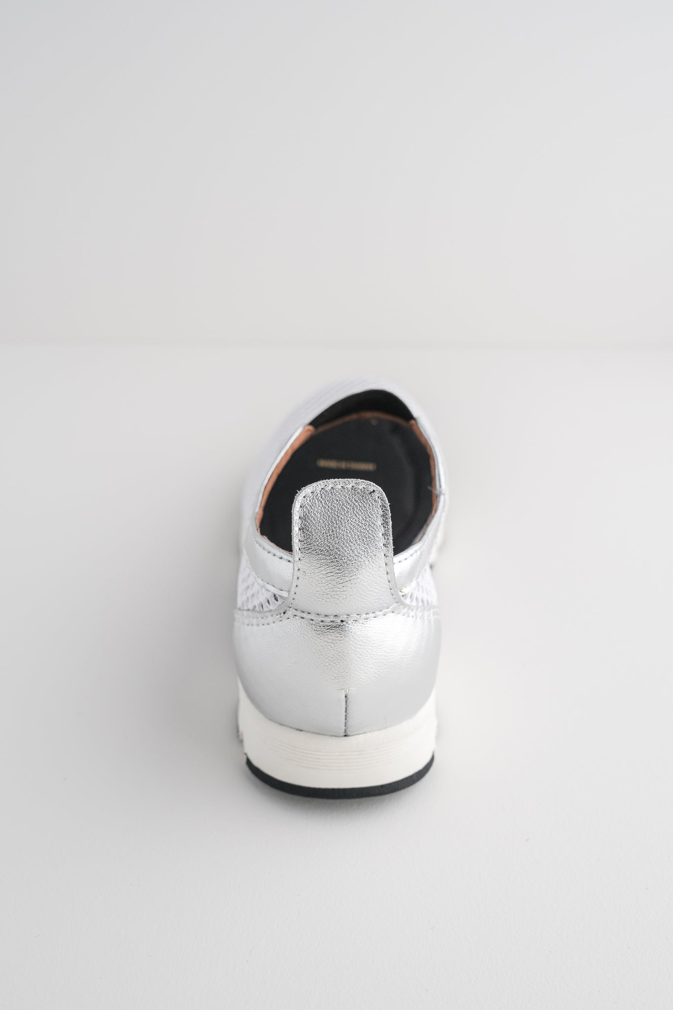 All Black Amazing Combo Sneaker, White/Silver 