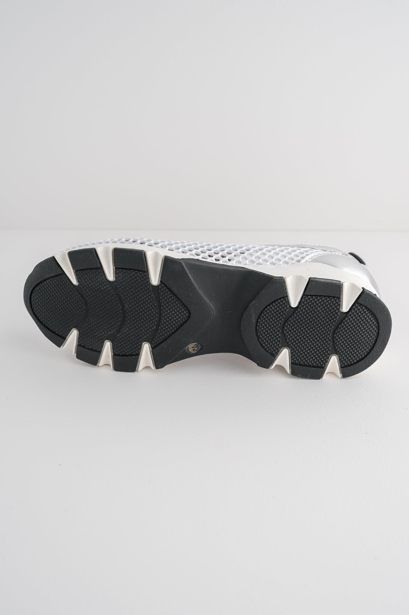 All Black Amazing Combo Sneaker, White/Silver 