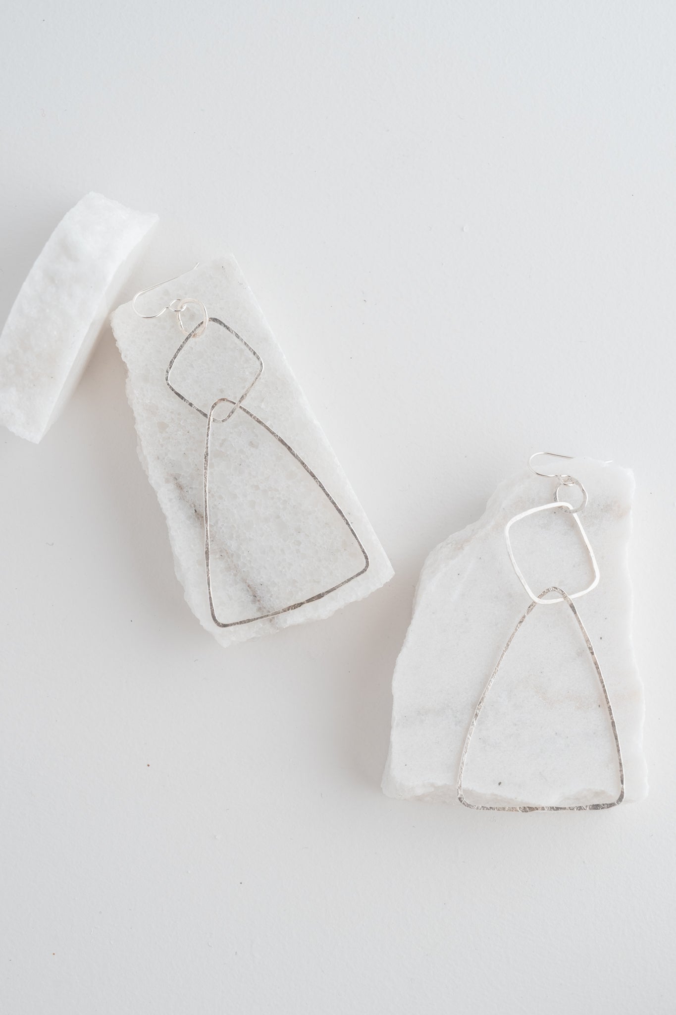 Red I Jewelry Big Geo Earrings 