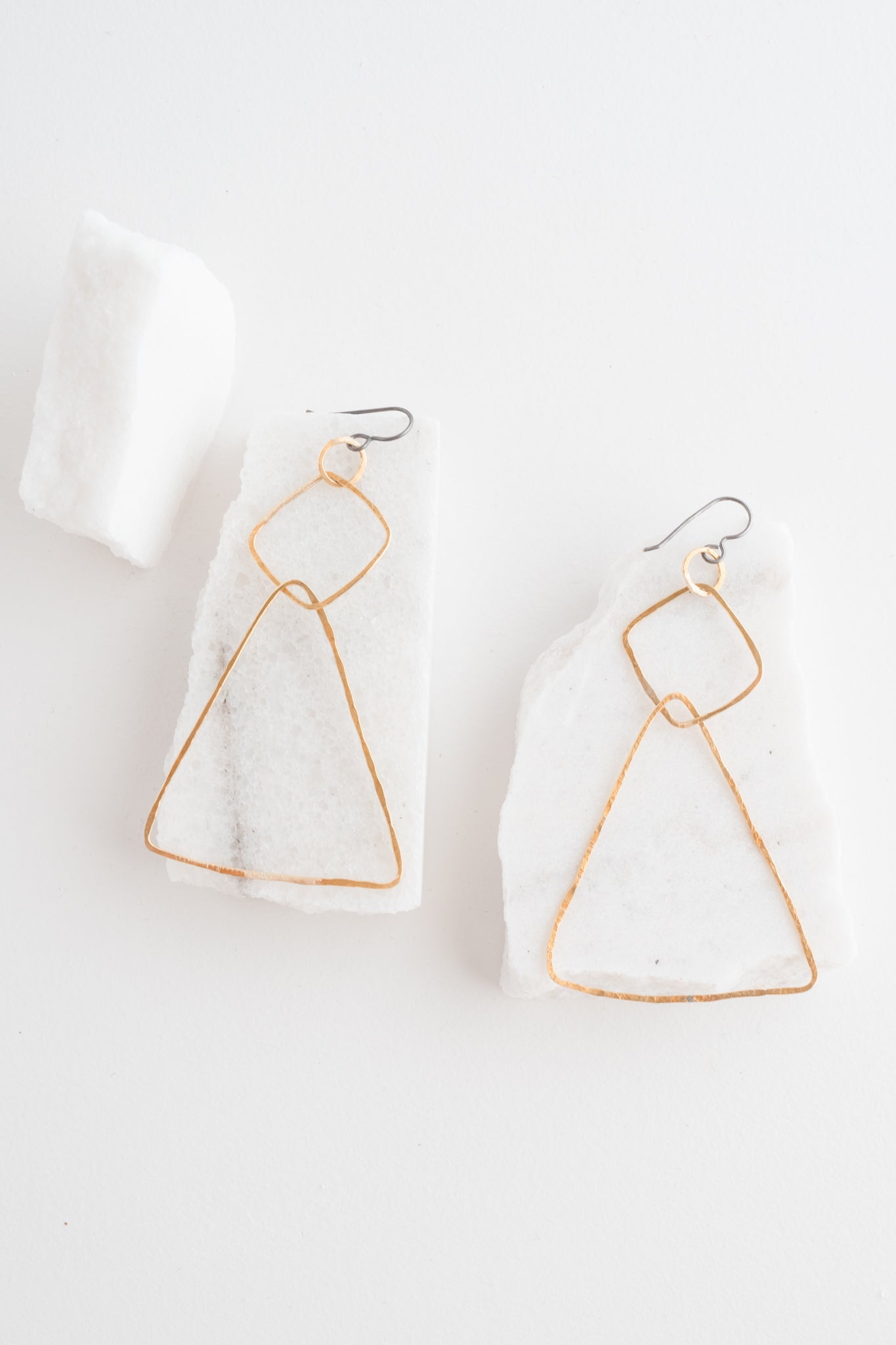 Red I Jewelry Big Geo Earrings 