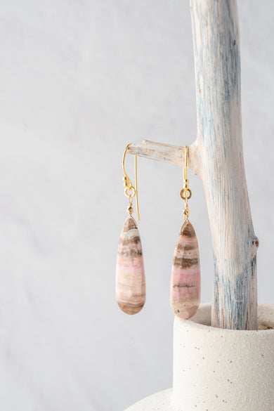 Robindira Unsworth Rhodochrosite Dangle 