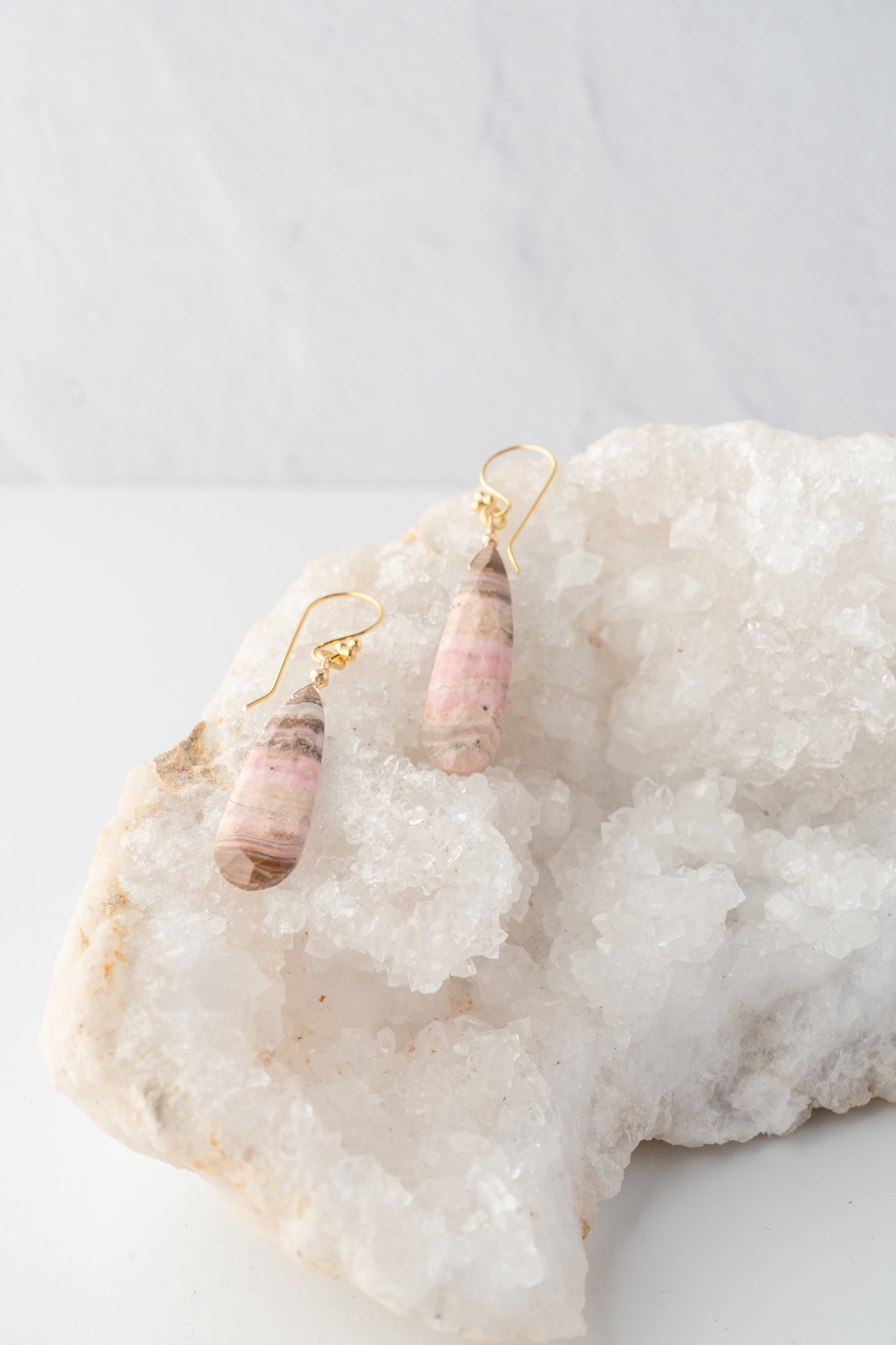 Robindira Unsworth Rhodochrosite Dangle 