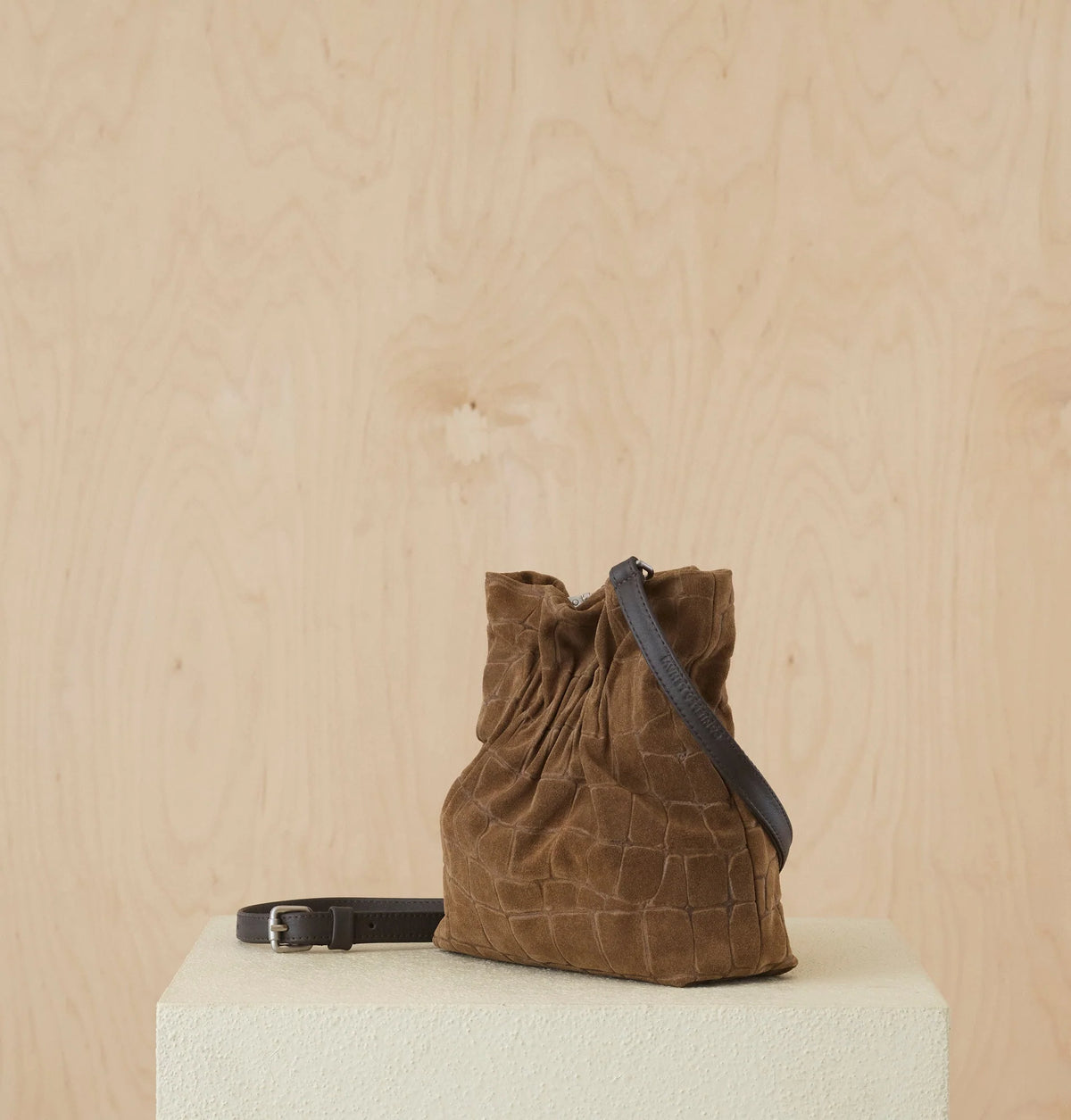 Daniella Lehavi Salina Mini Bag, Brown Croco 