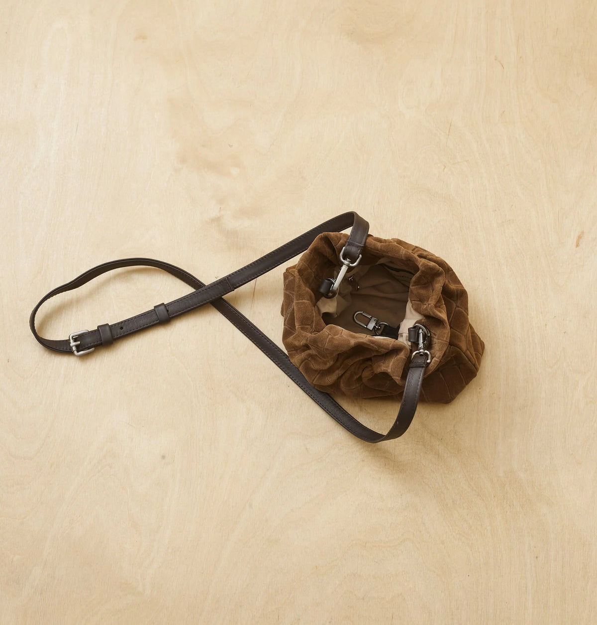 Daniella Lehavi Salina Mini Bag, Brown Croco 