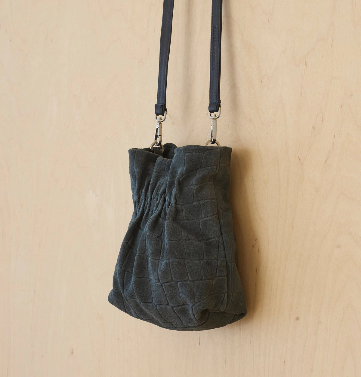 Daniella Lehavi Salina Mini Bag, Teal Croco 