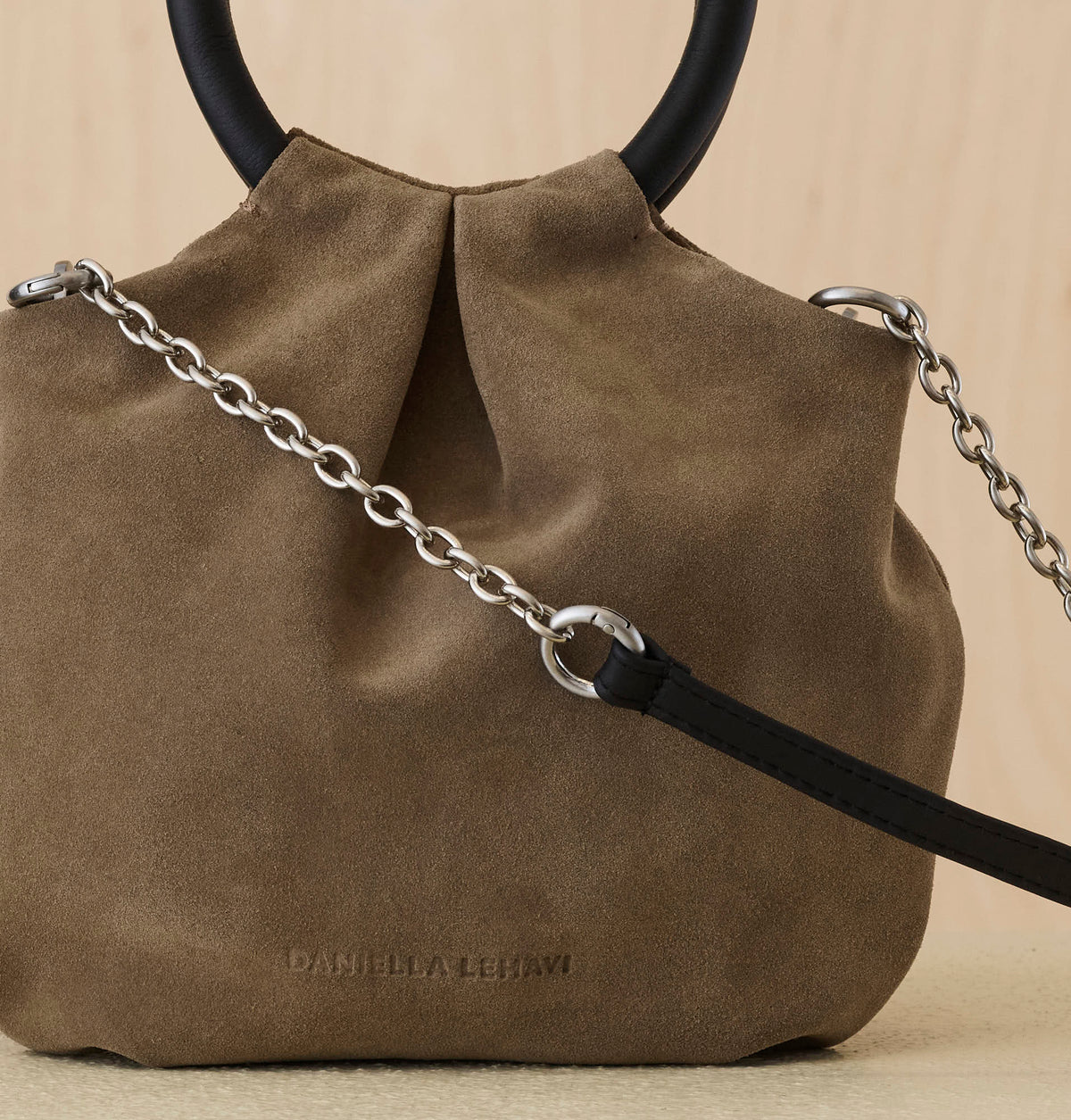 Daniella Lehavi Salina Wristlet, Taupe 
