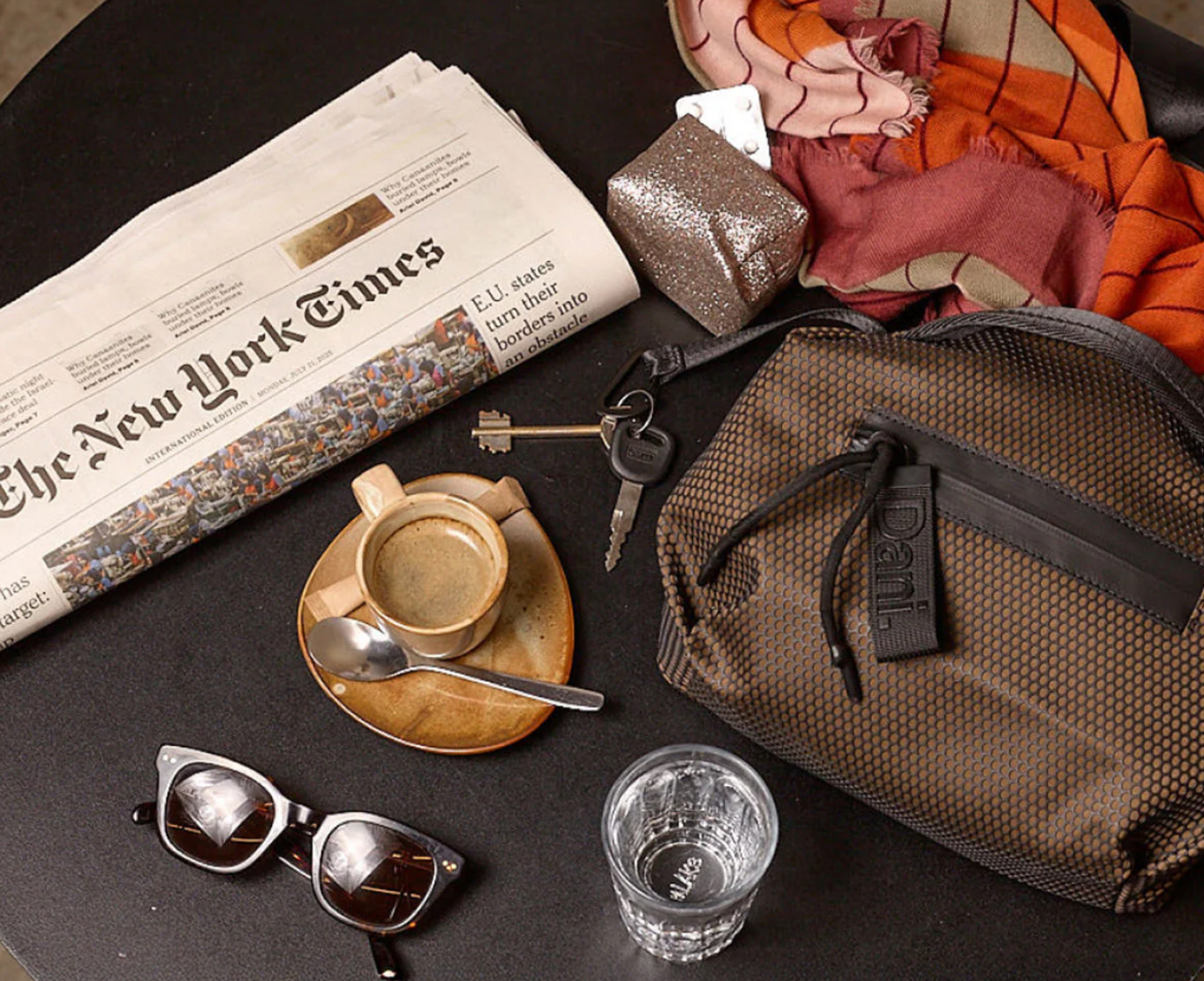Daniella Lehavi Bonnie Crossbody Bag, Cafe 
