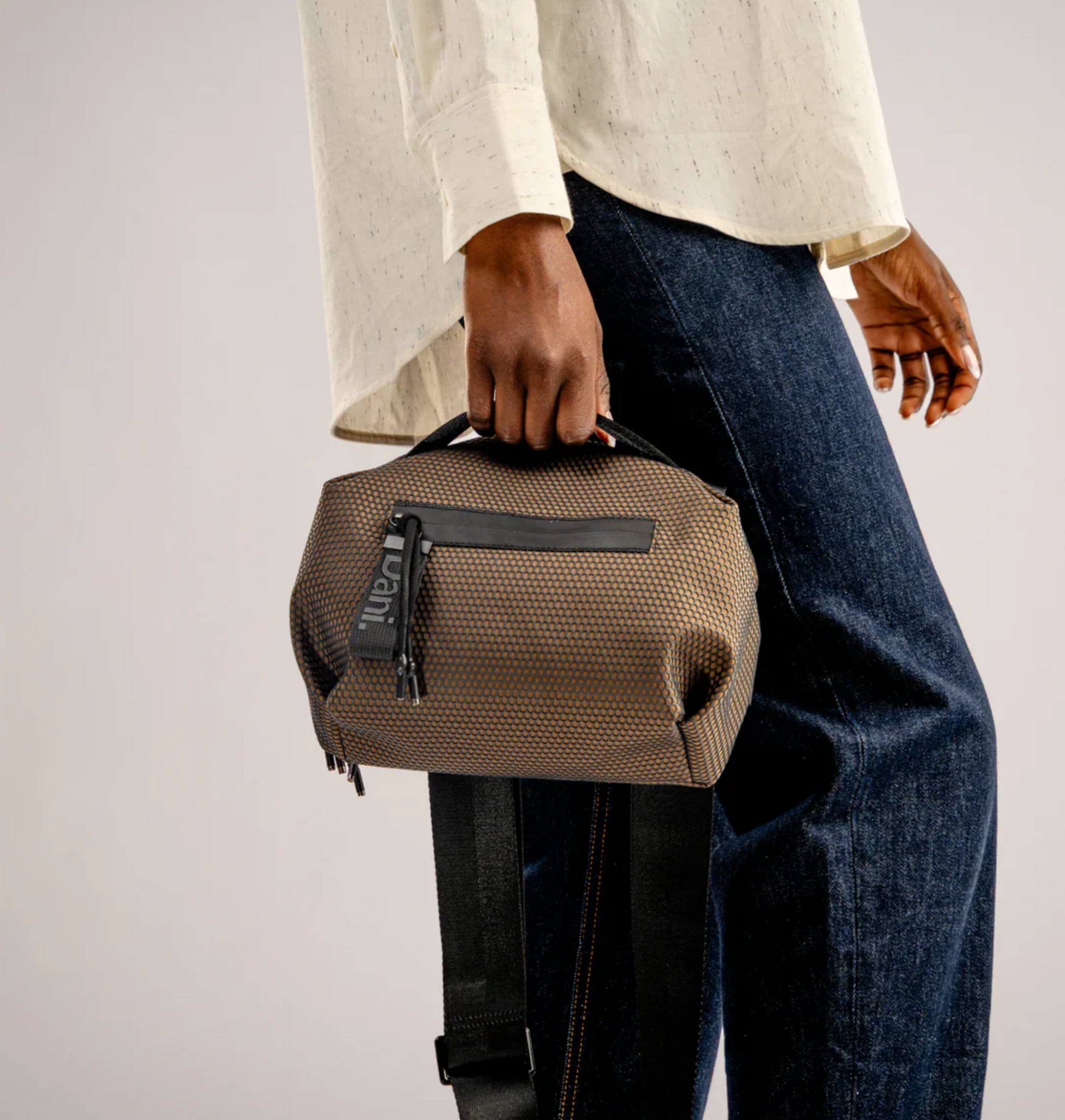 Daniella Lehavi Bonnie Crossbody Bag, Cafe 
