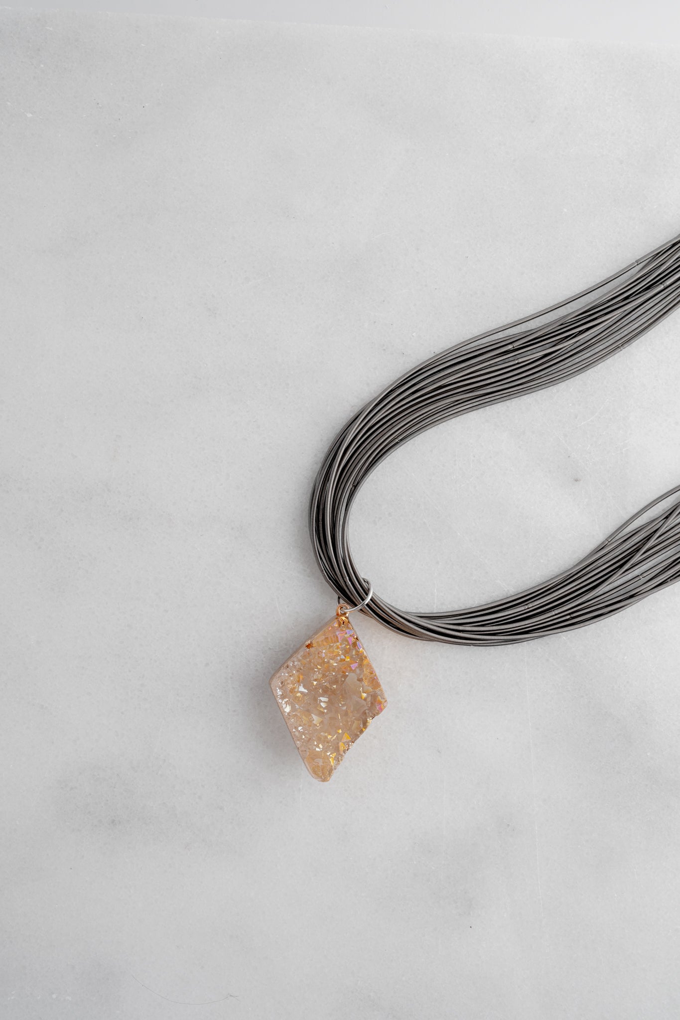 Sea Lily Kara Crystal Necklace 