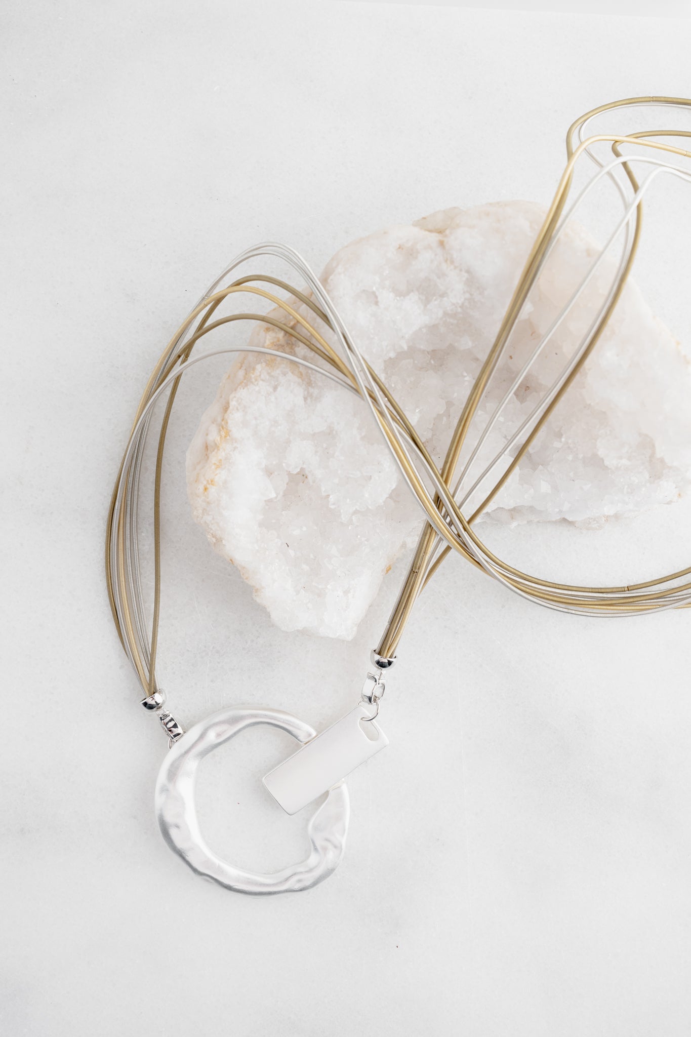 Sea Lily Polly Multi Metal Necklace 