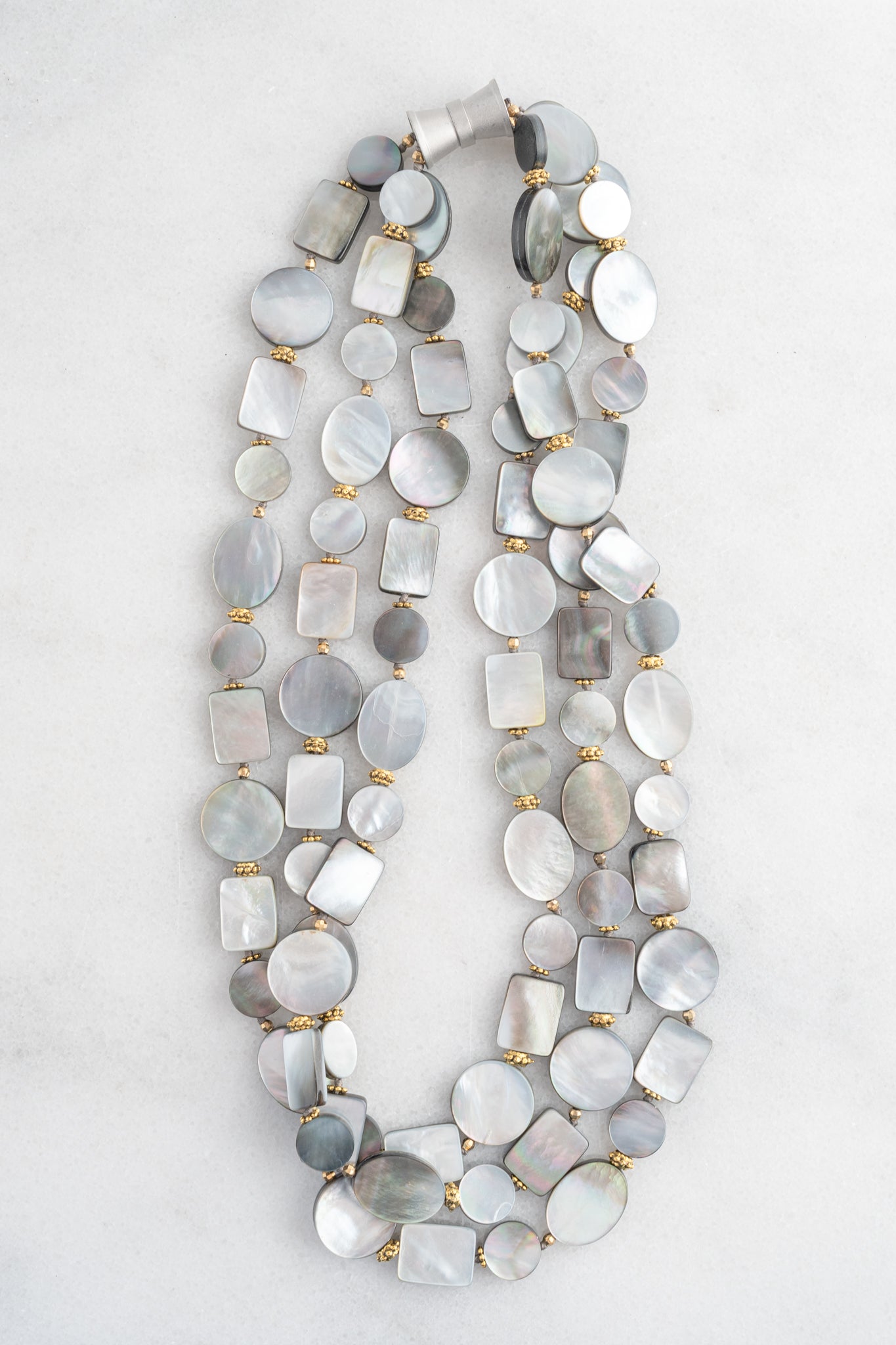 Sea Lily Glenna Three-Strand Necklace 