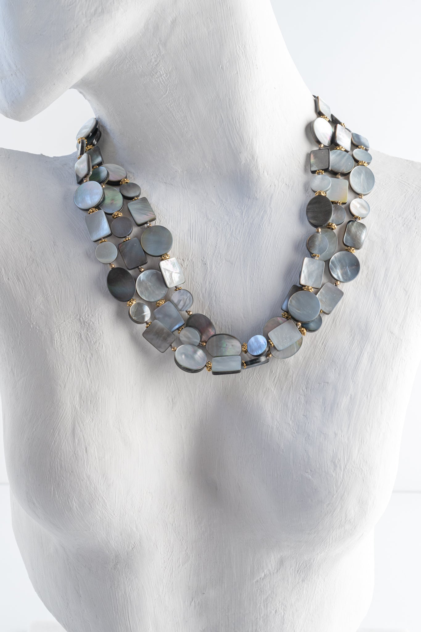 Sea Lily Glenna Three-Strand Necklace 