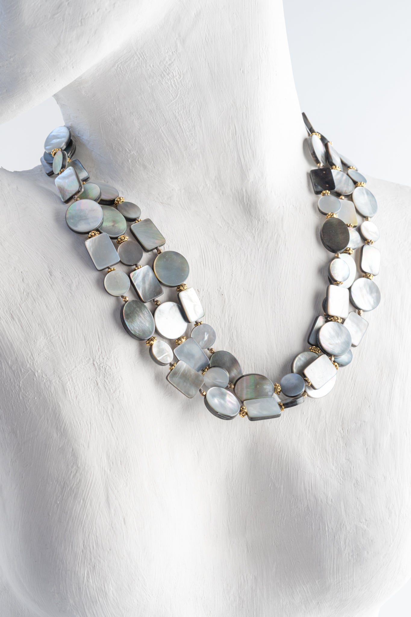 Sea Lily Glenna Three-Strand Necklace 