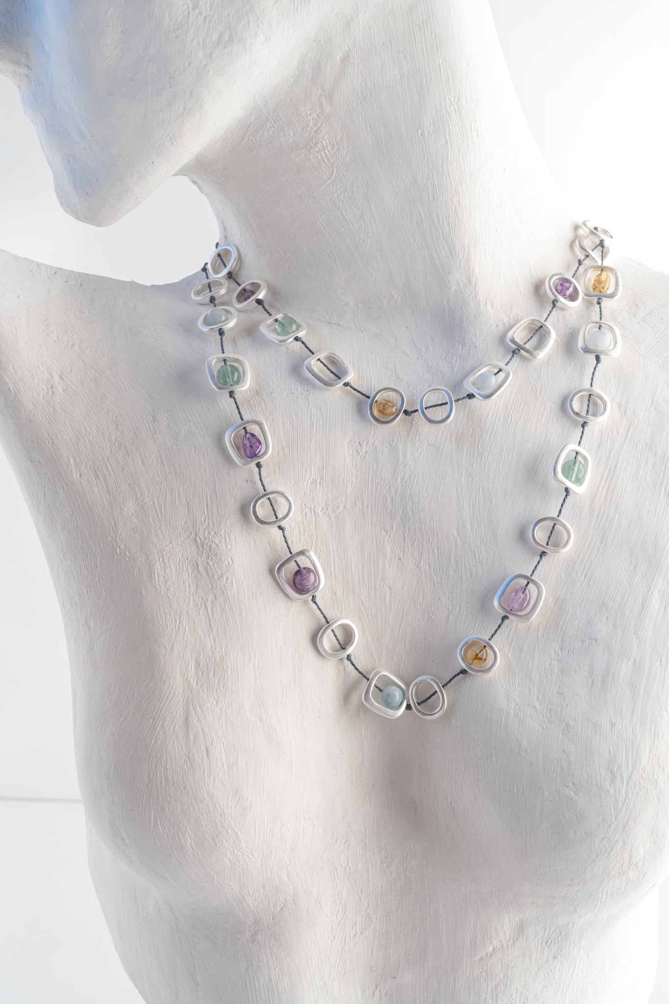 Sea Lily Nanette Geo Long Necklace 