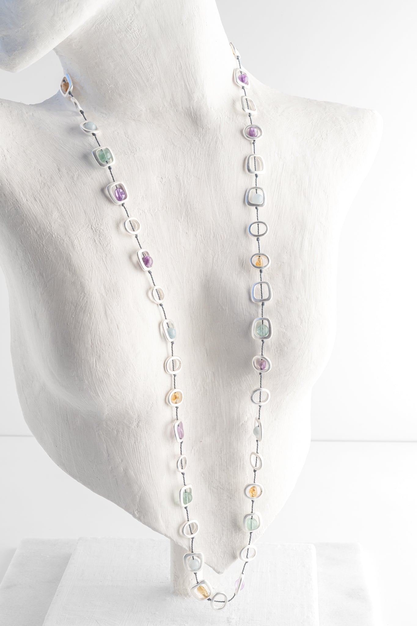 Sea Lily Nanette Geo Long Necklace 