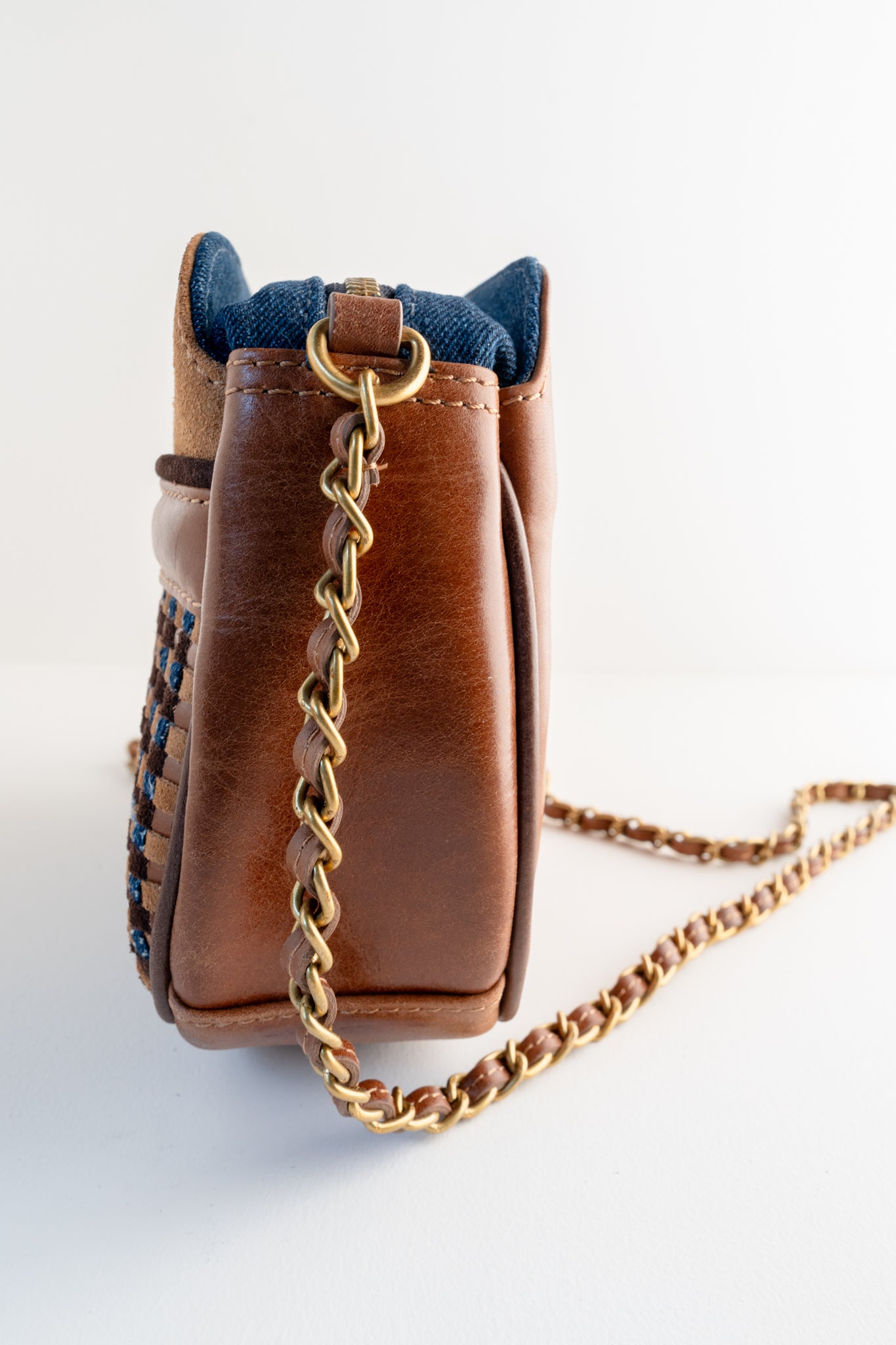 Sessun Divine Handbag, Blue/Clay 