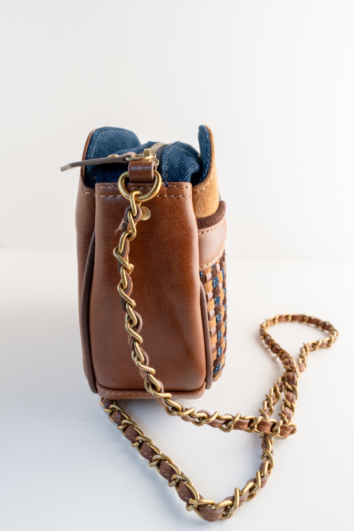Sessun Divine Handbag, Blue/Clay 