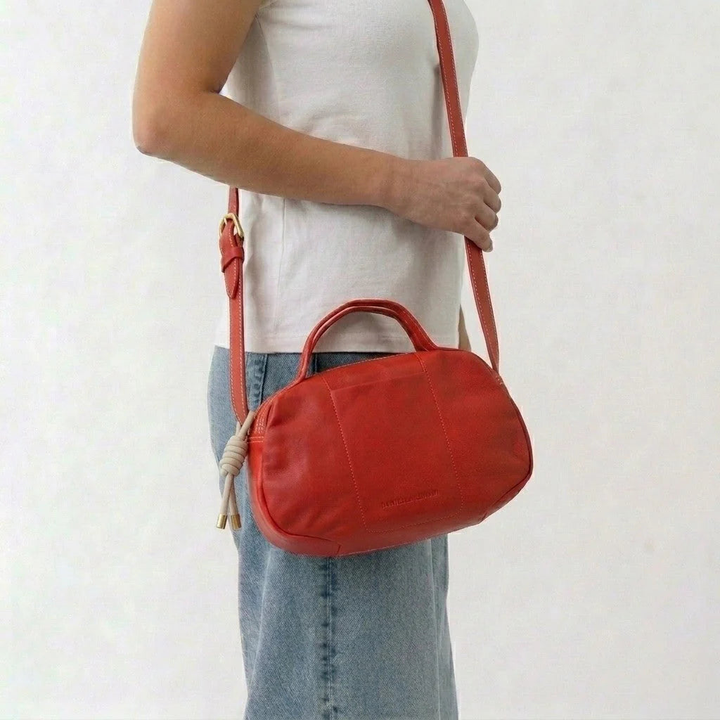 Sheffield Small Crossbody Bag, Scarlet