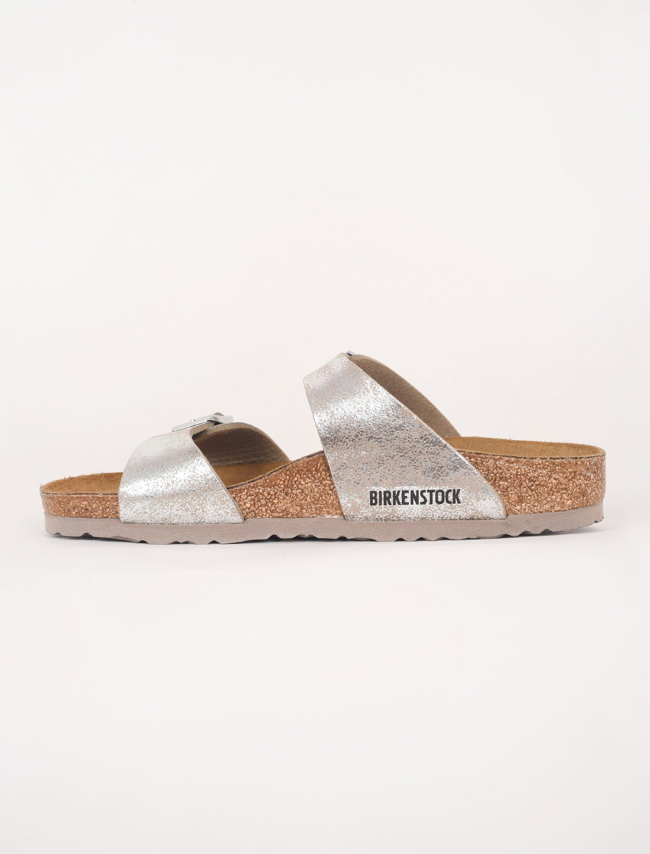 Birkenstock Sydney Sandal, Washed Silver 