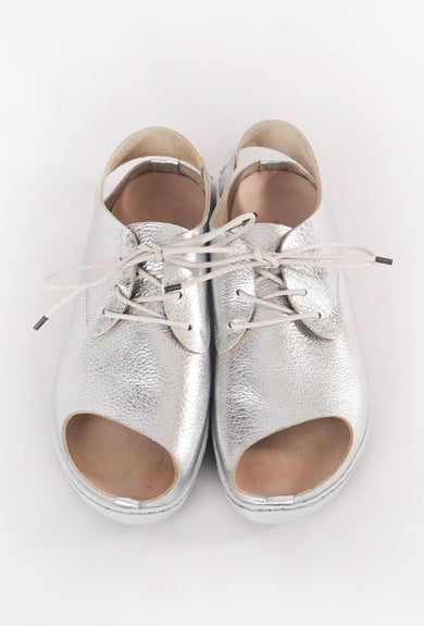 Trippen Shoes Dismantle Cup Oxford, Silver Lam 