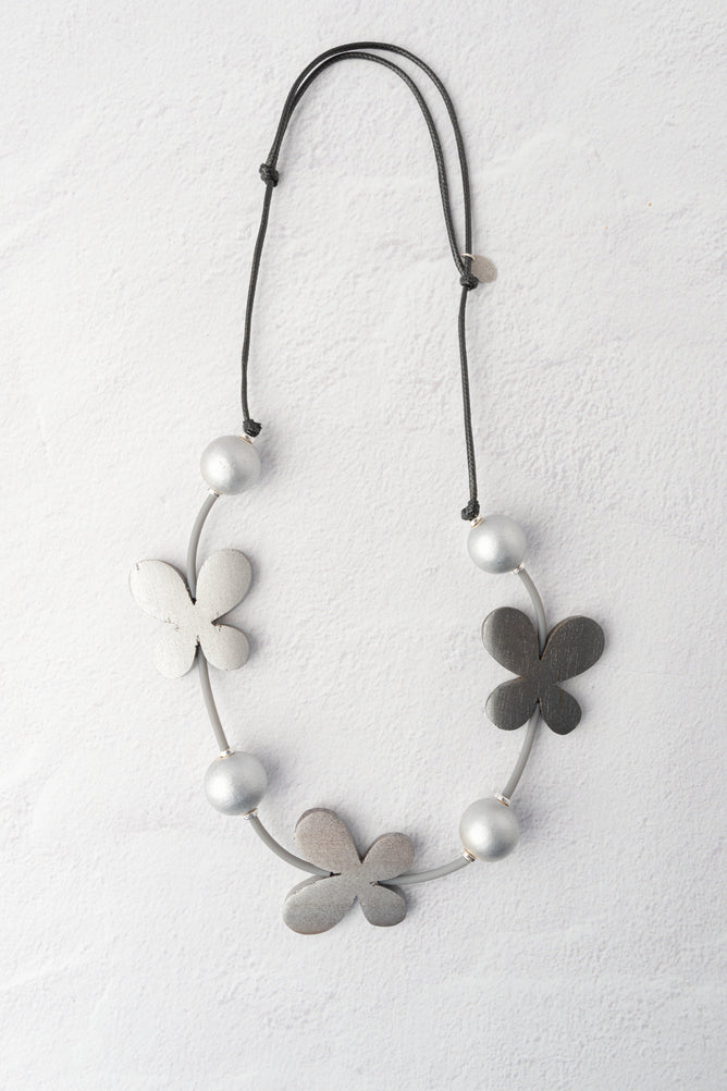 Sylca Designs Woodland Whisper Necklace, Silver 