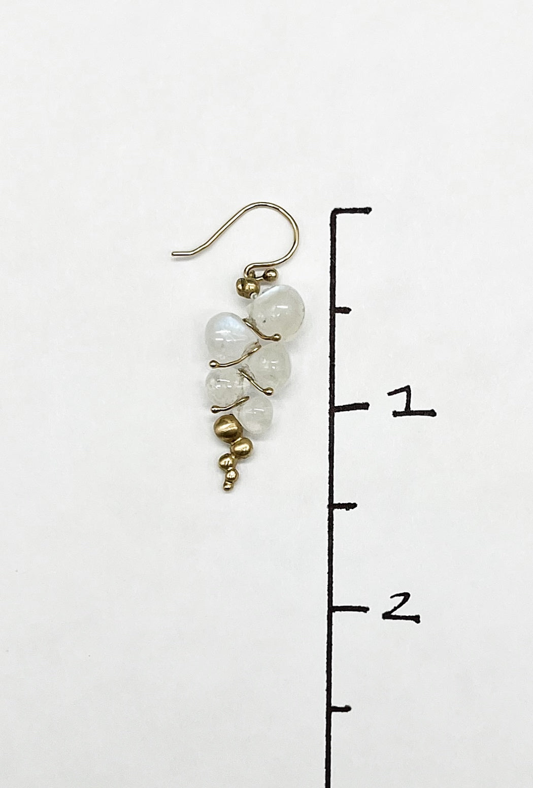 Rachel Atherley Caviar Moonstone Earrings 