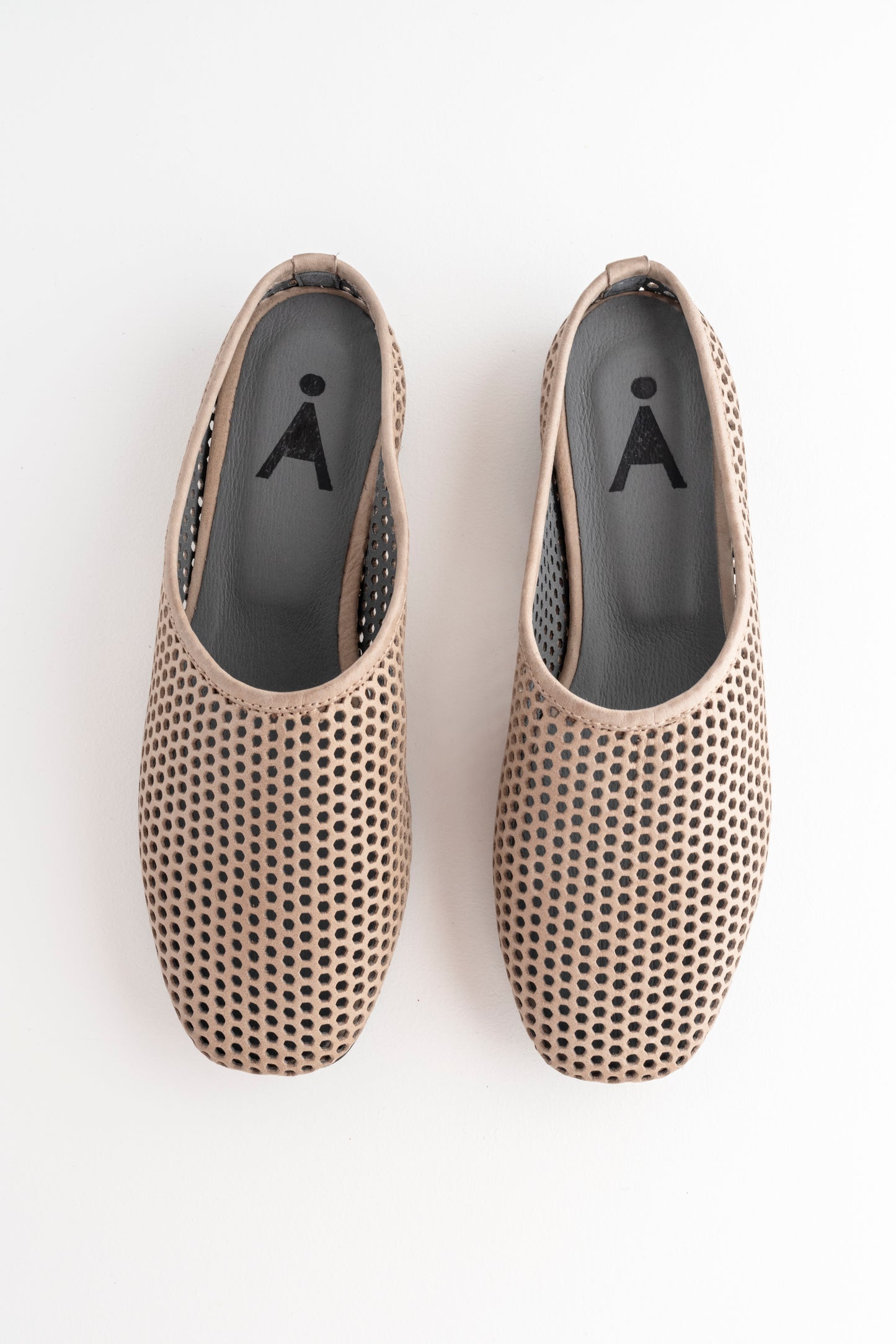 Sort Aarhus Leather Cage Slides, Malto 